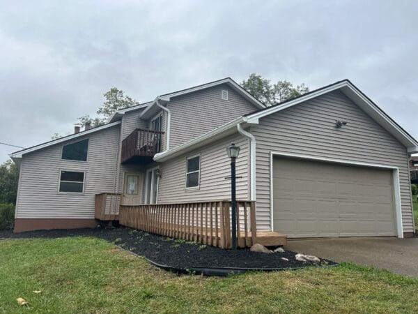 Home after new siding
