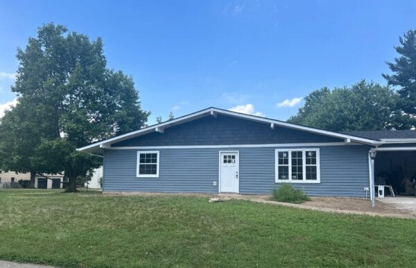 Home after new siding